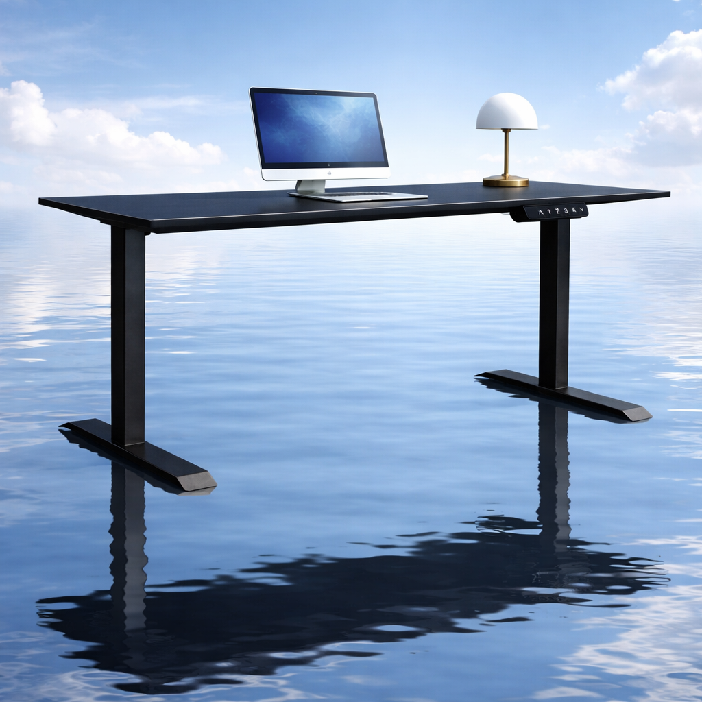 ZY-02 Futuristic Mirror Space Electric Standing Desk