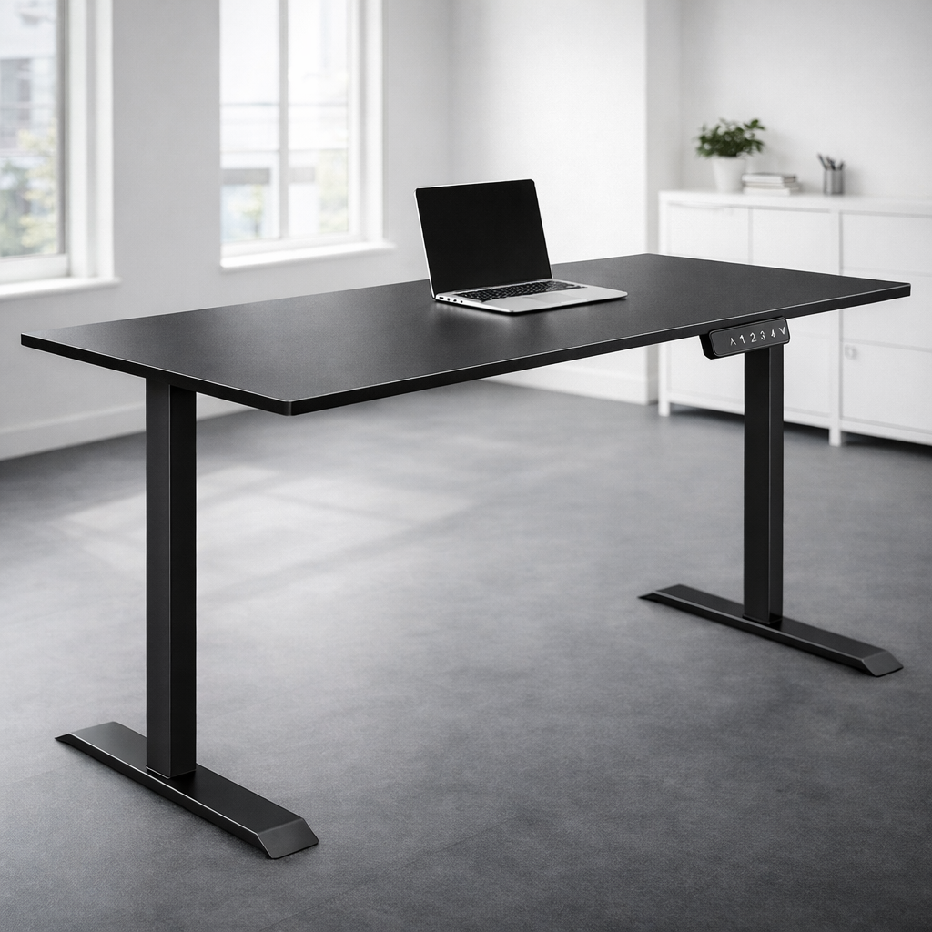 Dual Motor ZY-02 Adjustable Sit Stand Desk Heavy Duty Frame