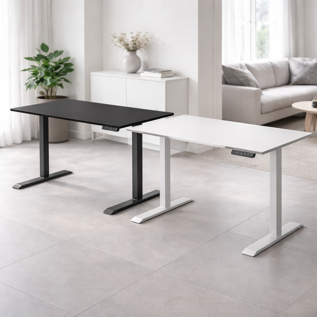 Dual Motor ZY-02 Sit Stand Electric Desk with Memory Controller