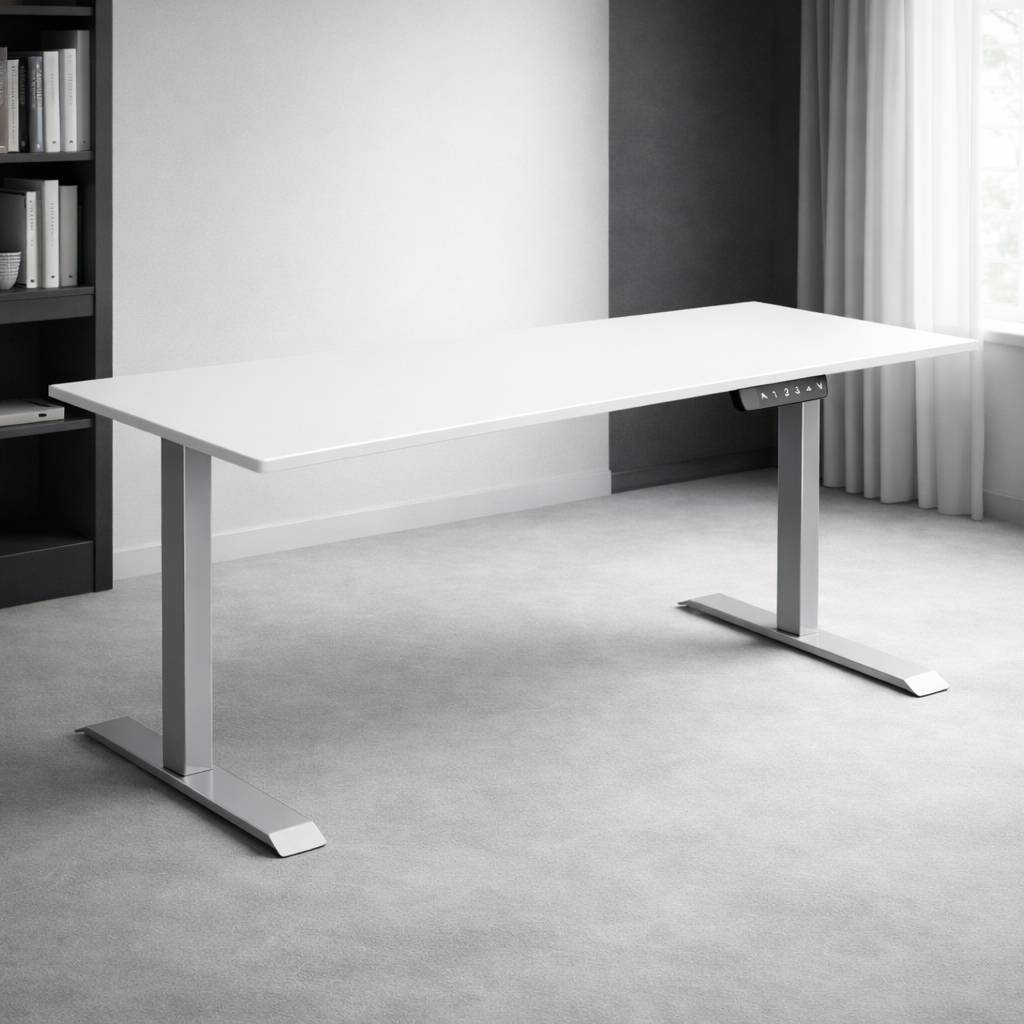 Dual Motor ZY-02 Electric Adjustable Standing Desk for Modern Workspace