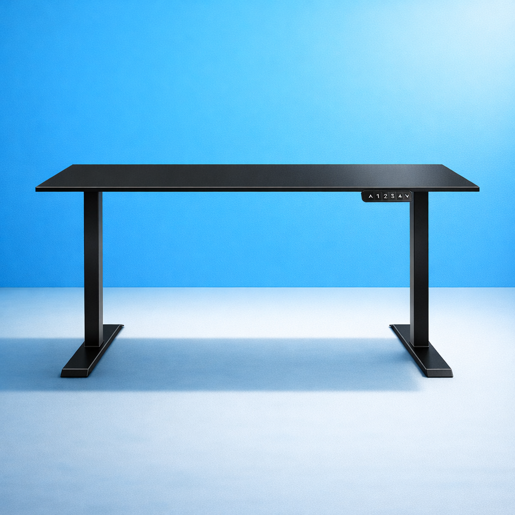 ZY-02 Soft Blue Minimalist Adjustable Standing Desk
