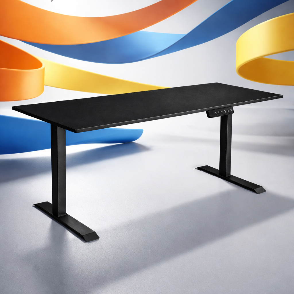 ZY-02 Neon Spiral Background Adjustable Standing Desk