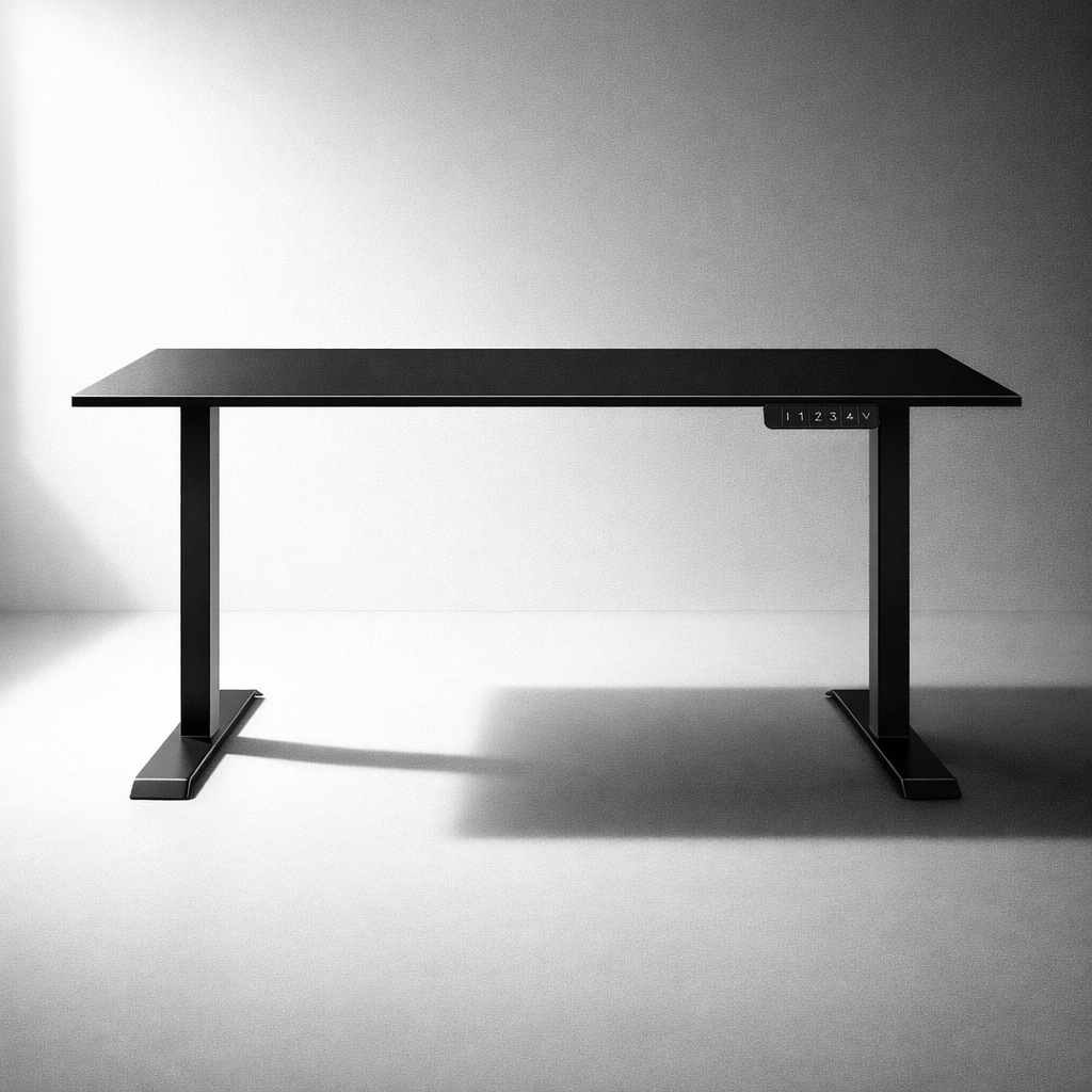 ZY-02 Modern Black Adjustable Standing Desk with Memory Controller