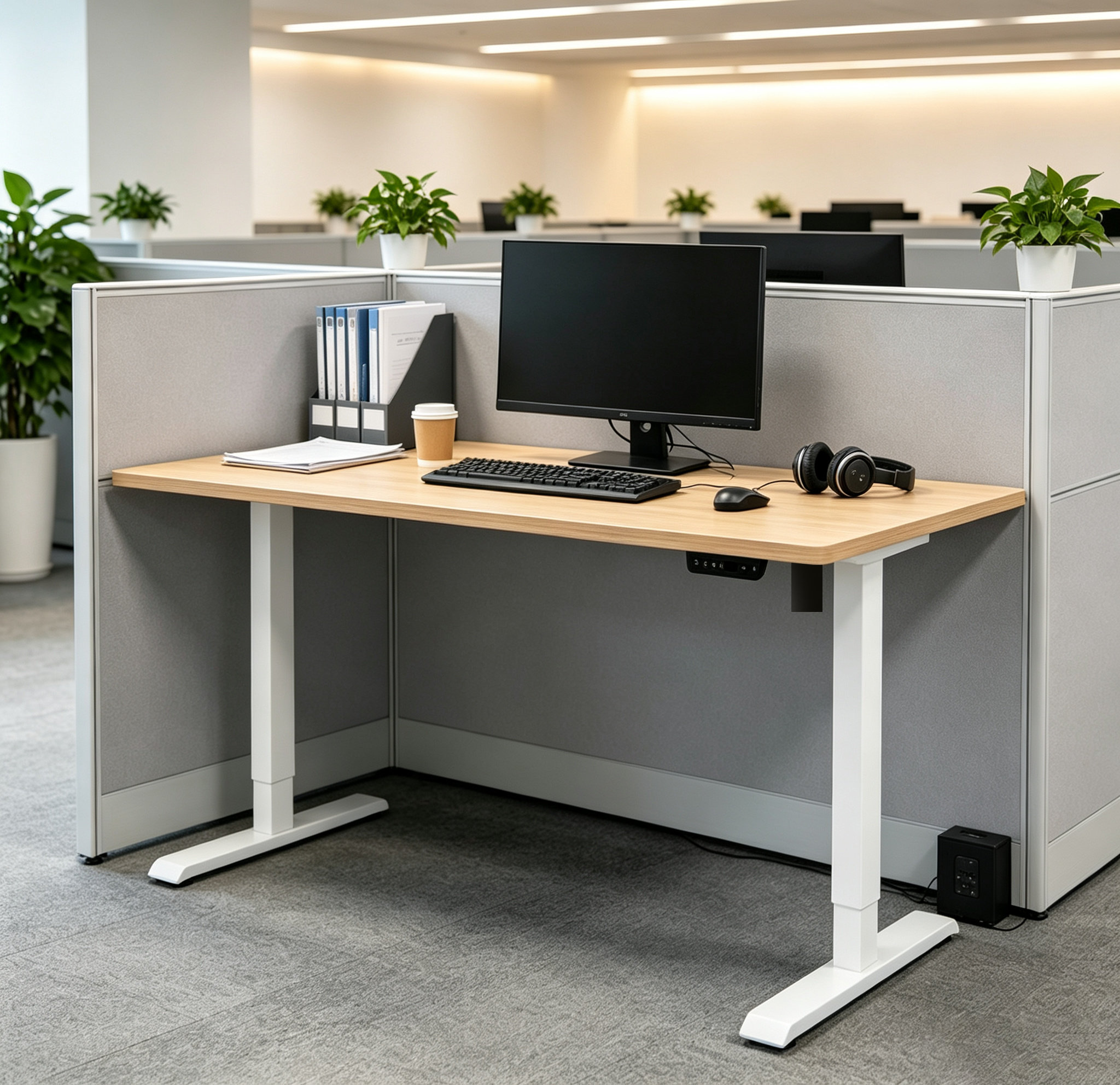 DK-03 Telescopic Standing Desk Underframe – Frame-Only Flexibility, Local Desktop Sourcing for Regional Warehouses
