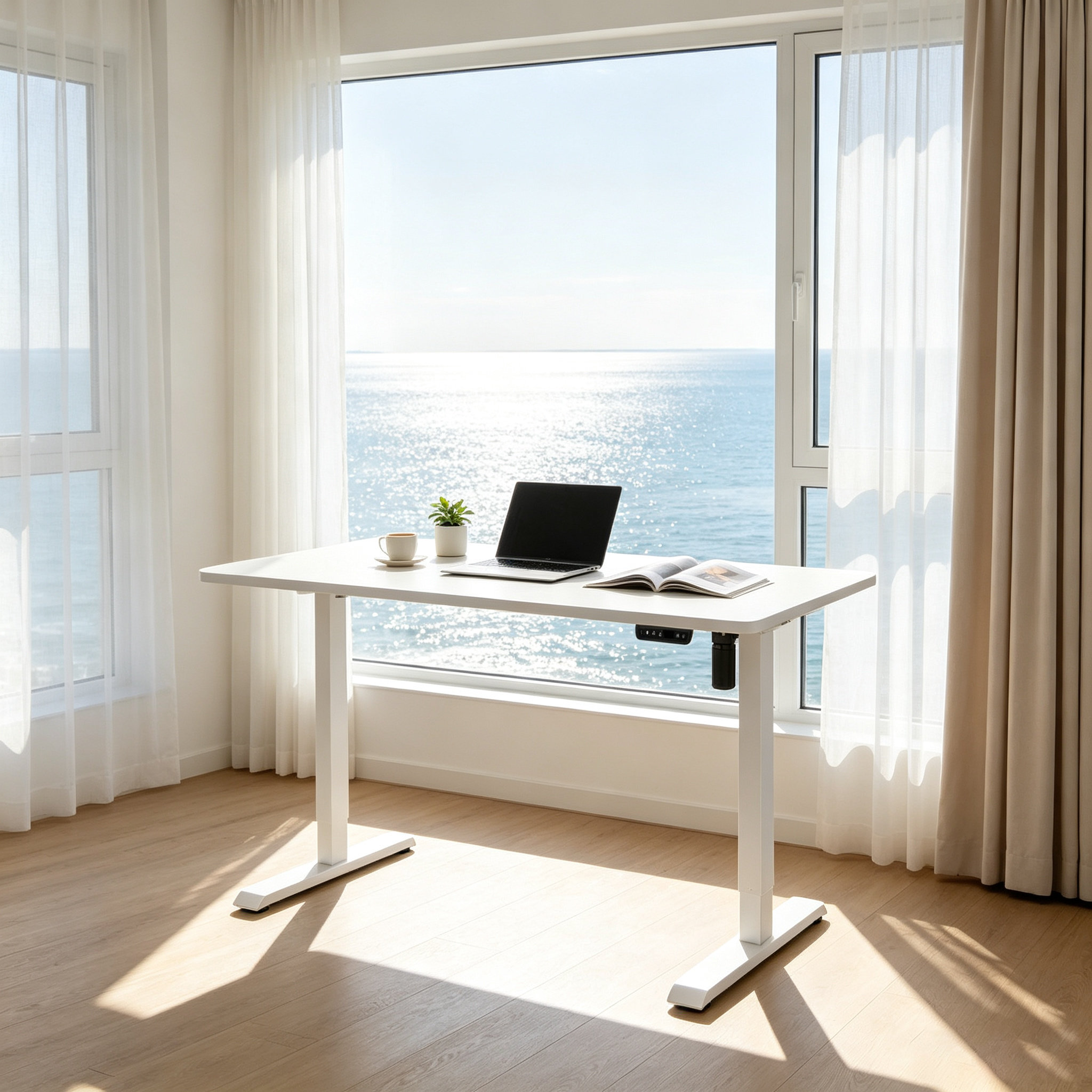 DK-03 B2B Two-Stage Standing Desk Base – Practical Sit-Stand Function, Competitive Cost for Corporate Procurement