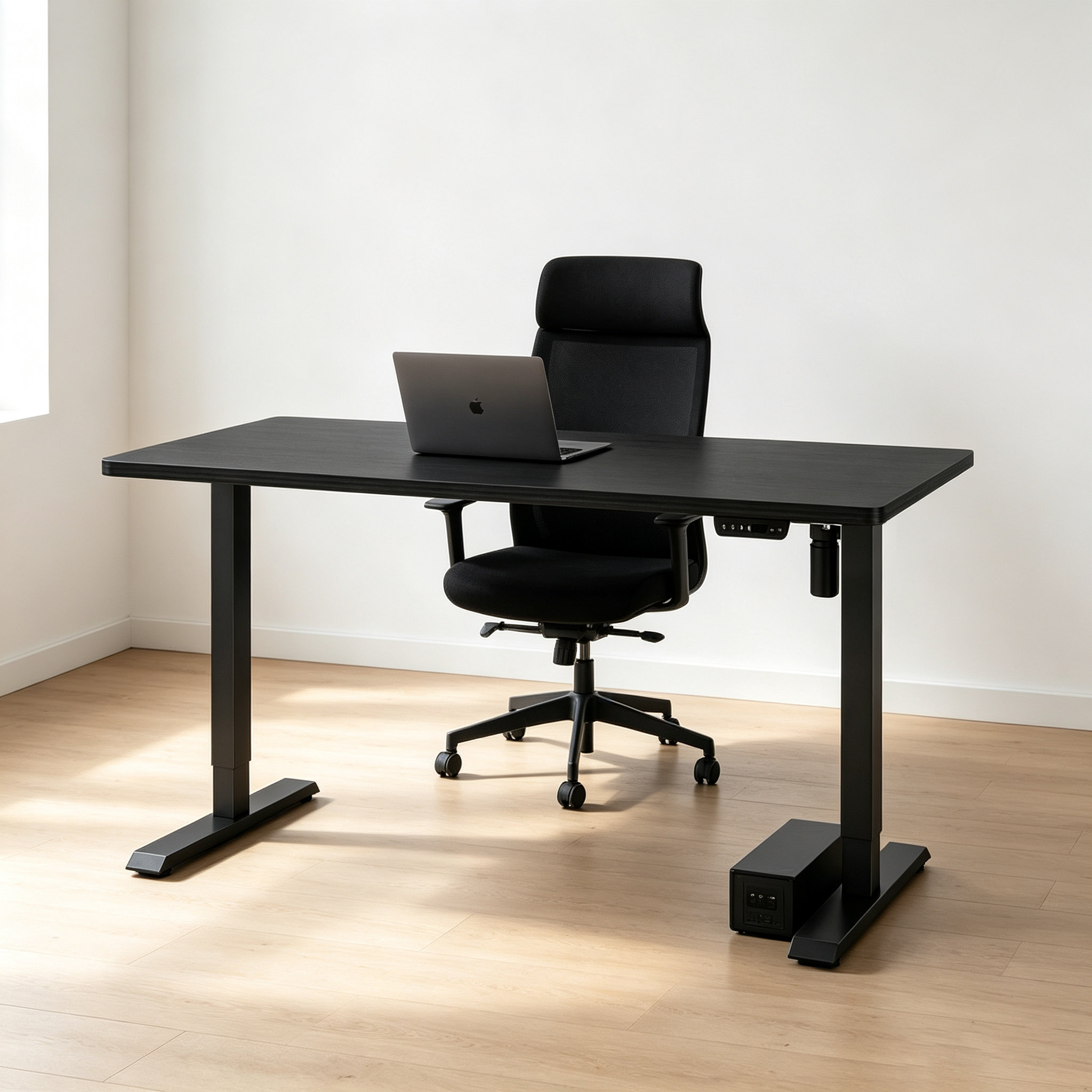 DK-03 Single-Motor Height Adjustable Table Base – Knock-Down Shipping, Warehouse Efficiency for Volume Procurement