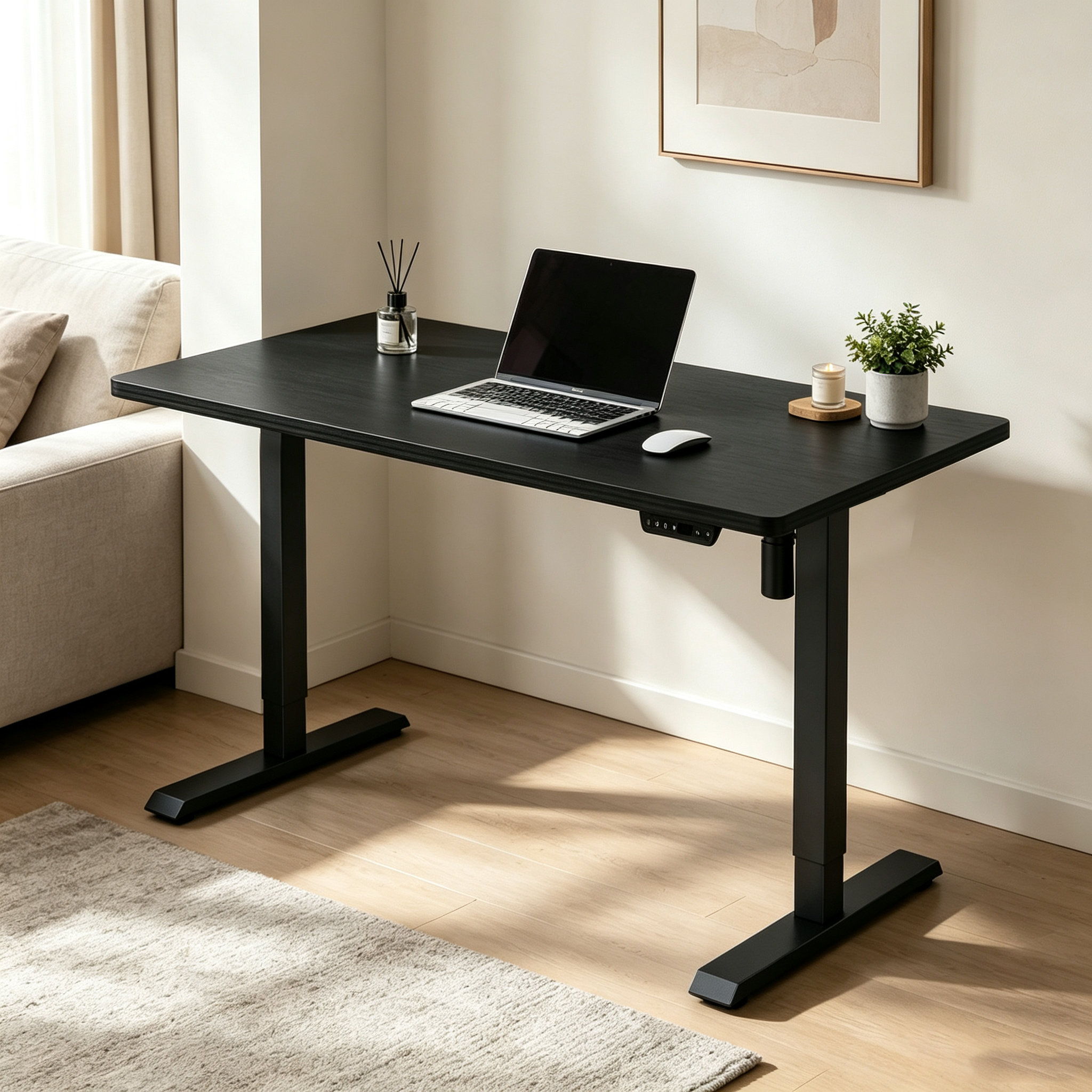 DK-03 Single-Drive Electric Workbench Frame – Reinforced Structure, Adaptable Desktop Mounting for Technical Departments