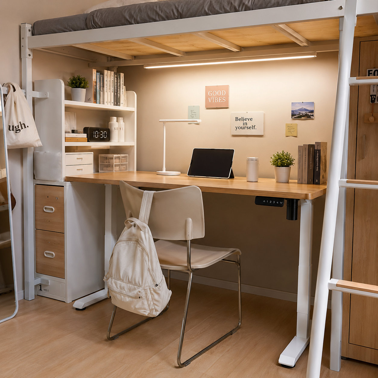 DK-02-01 B2B Single Motor Standing Desk with Ready to Ship Design for Office Distributors