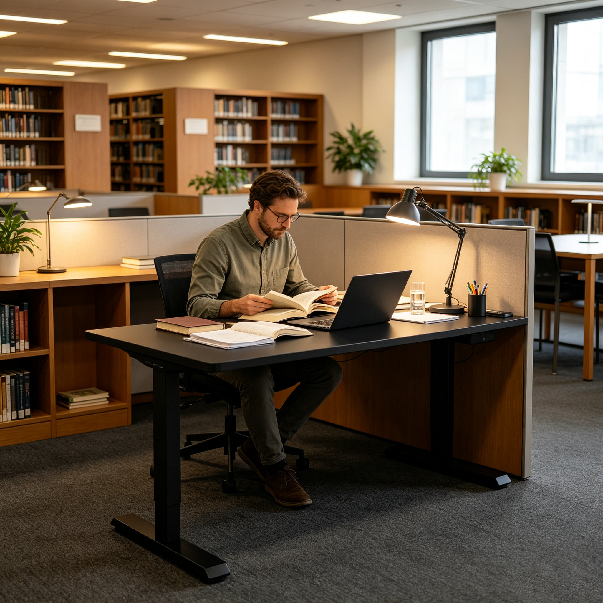 DK-02-01 Adjustable Standing Computer Table with Single Motor Control for Office Projects