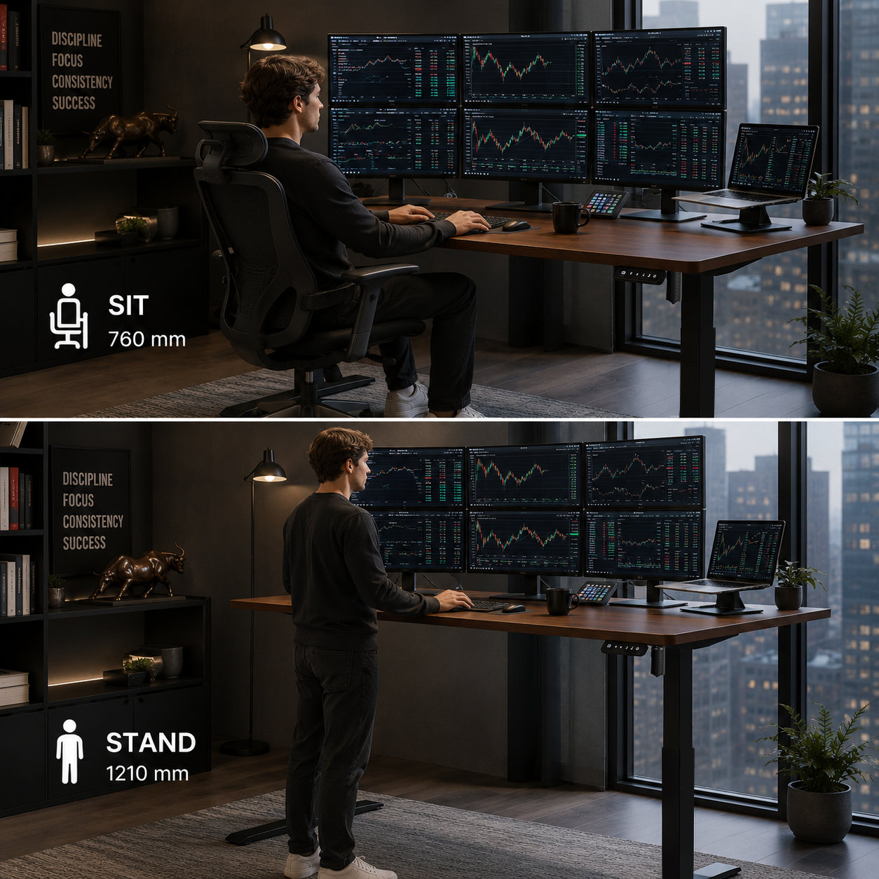 YT-01 Single-Drive Ergonomic Desk Legs – Practical Height Adjustment for Government and Administrative Offices