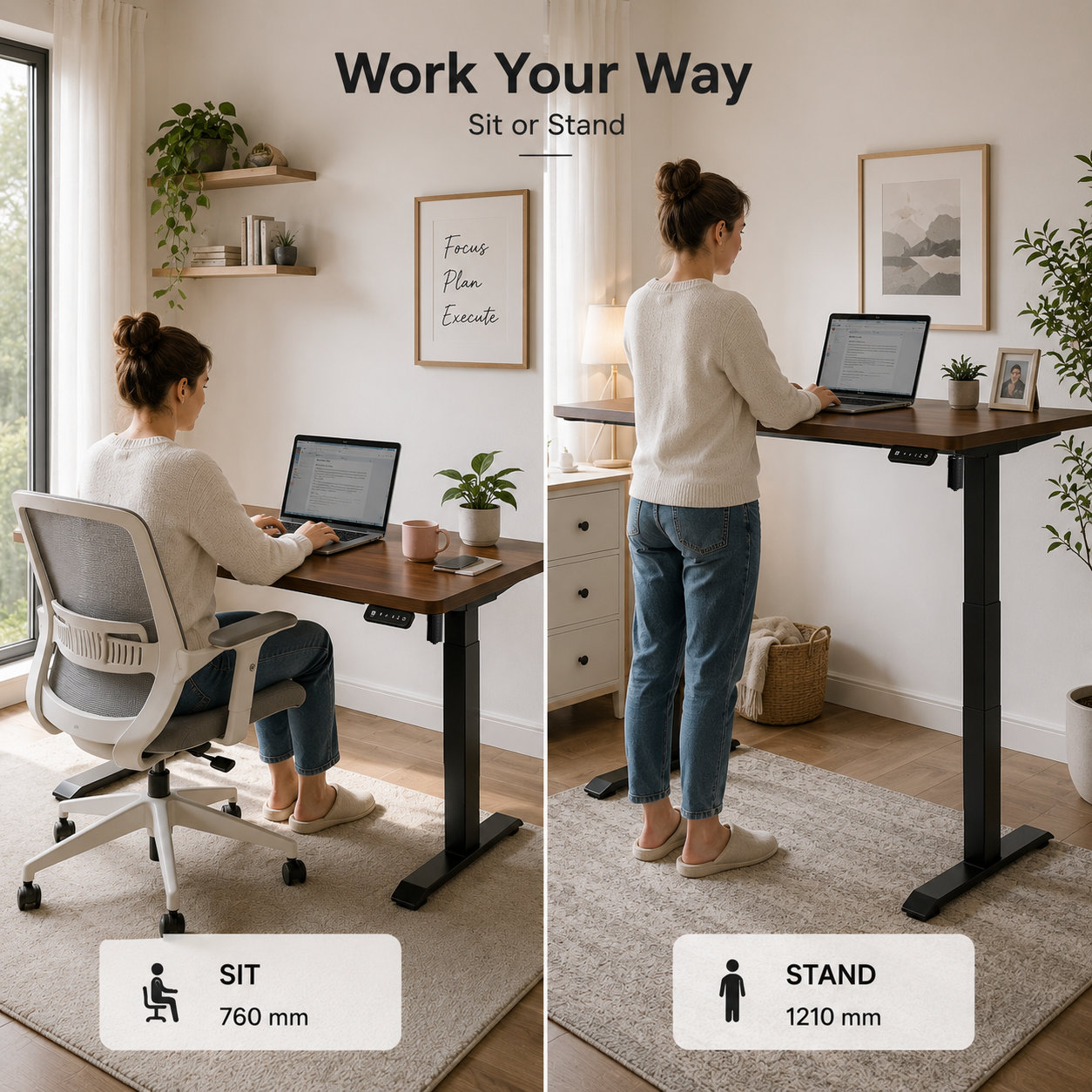 YT-01 Adjustable-Width Two-Stage Desk Frame – Flexible Platform for Modular Workstation Manufacturers