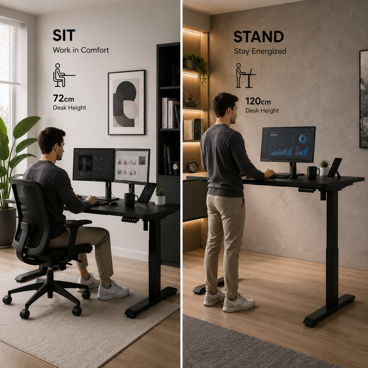 YT-01 Ergonomic Single-Drive Desk Support – Versatile Platform for Shared Offices and Business Centers