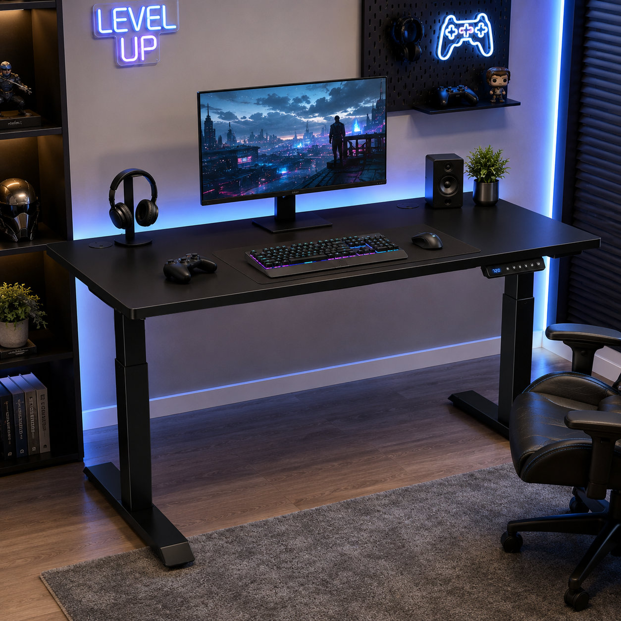 YT-01 Overload-Protected Electric Computer Desk with Durable Base for Education Facilities