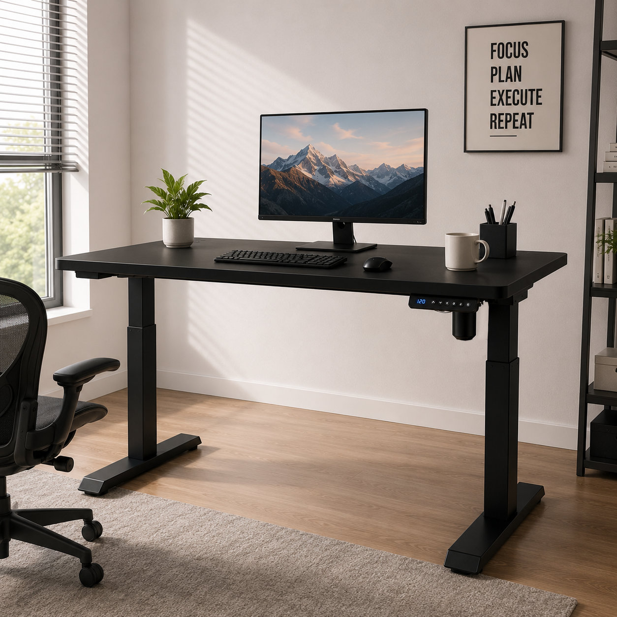 YT-01 Quiet Electric Sit-Stand Workstation with Smooth Lift for Open-Plan Office Projects
