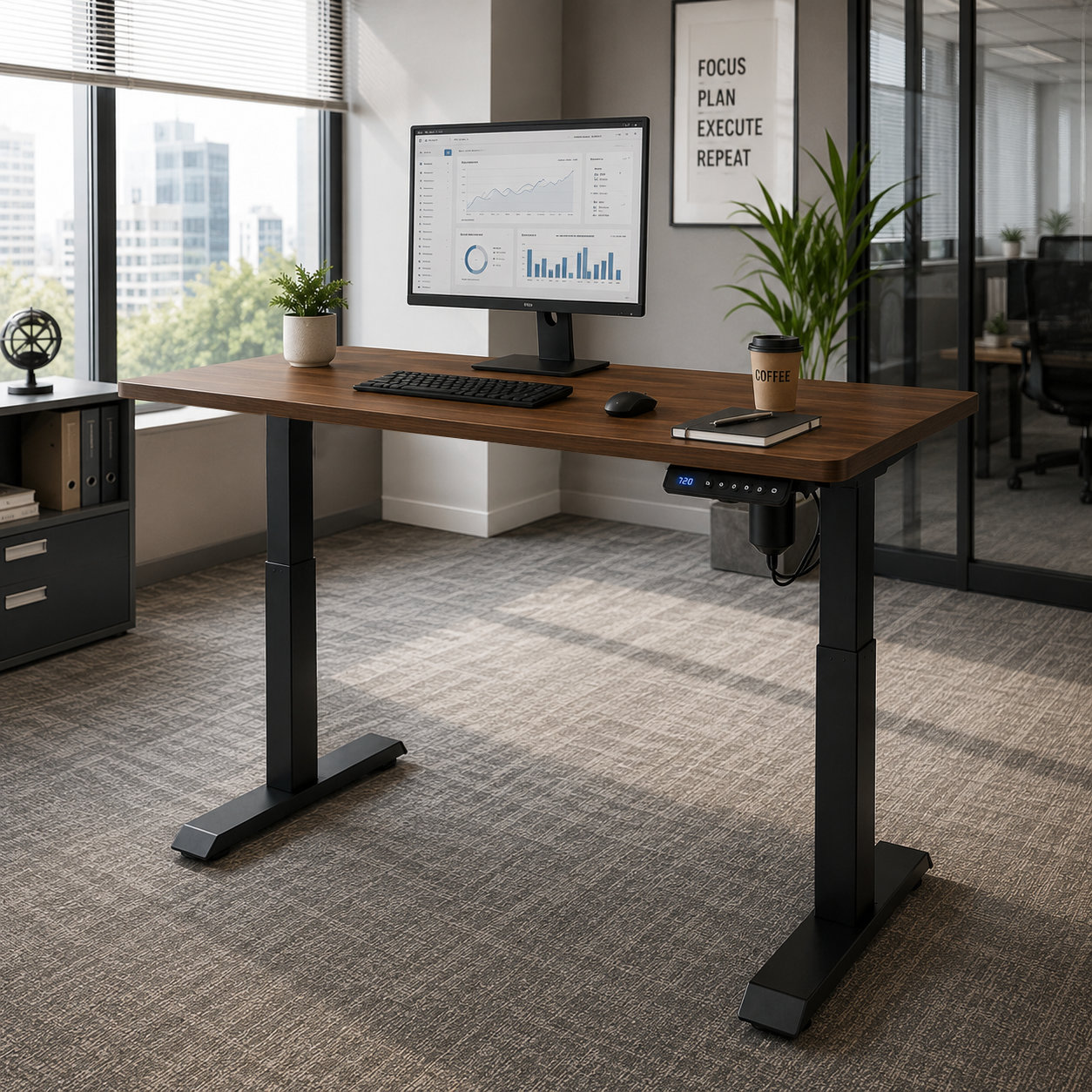 YT-01 Thermal-Safe Electric Lift Table with Protected Motor Performance for Public-Sector Offices