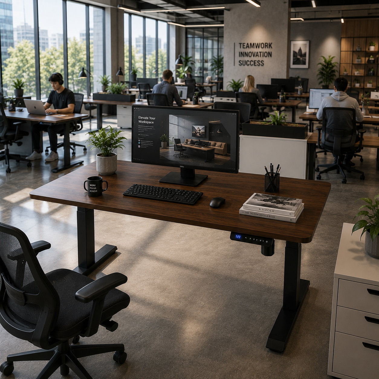 YT-01 Universal-Voltage Electric Height Desk with Multi-Market Compatibility for Import Programs