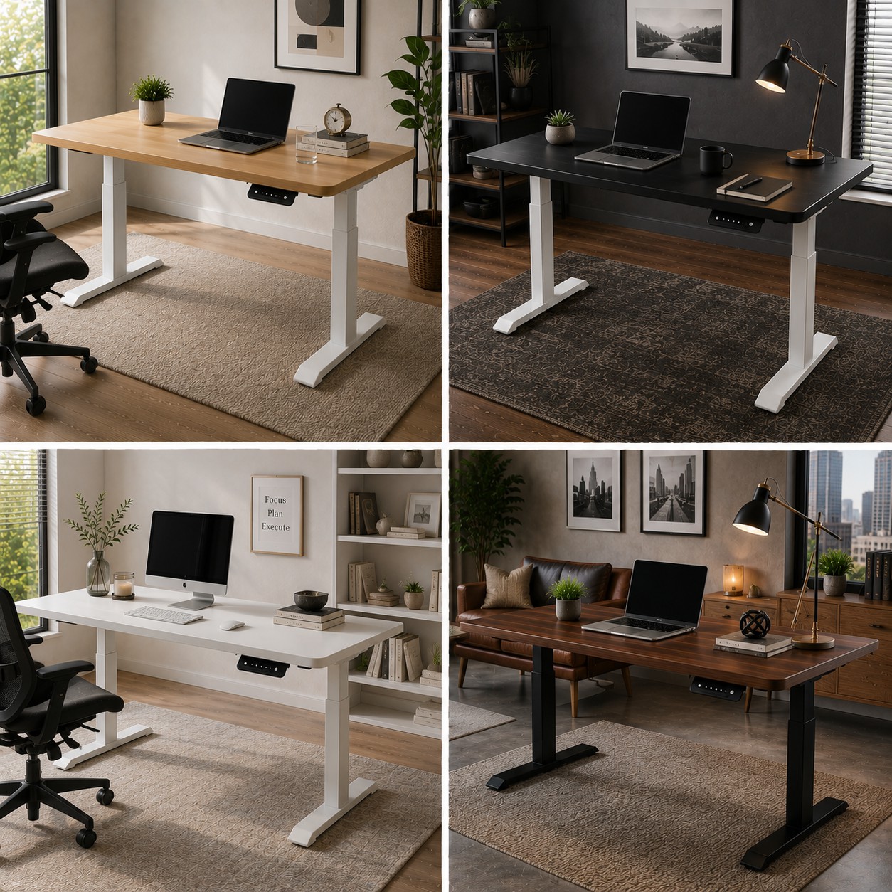 ZY-02 Adjustable Computer Workstation Desk Dual Motor Lift System for Modern Office Dealers