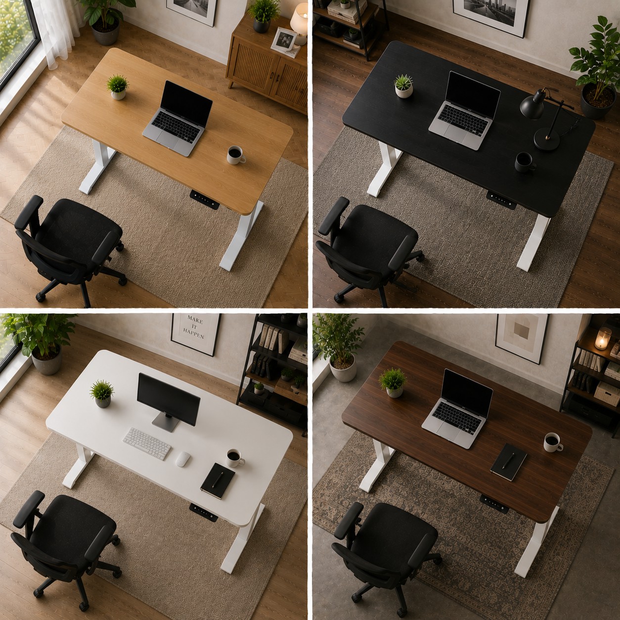 ZY-02 Electric Height Adjustable Executive Desk Dual Motor Frame for Corporate Workspace Projects