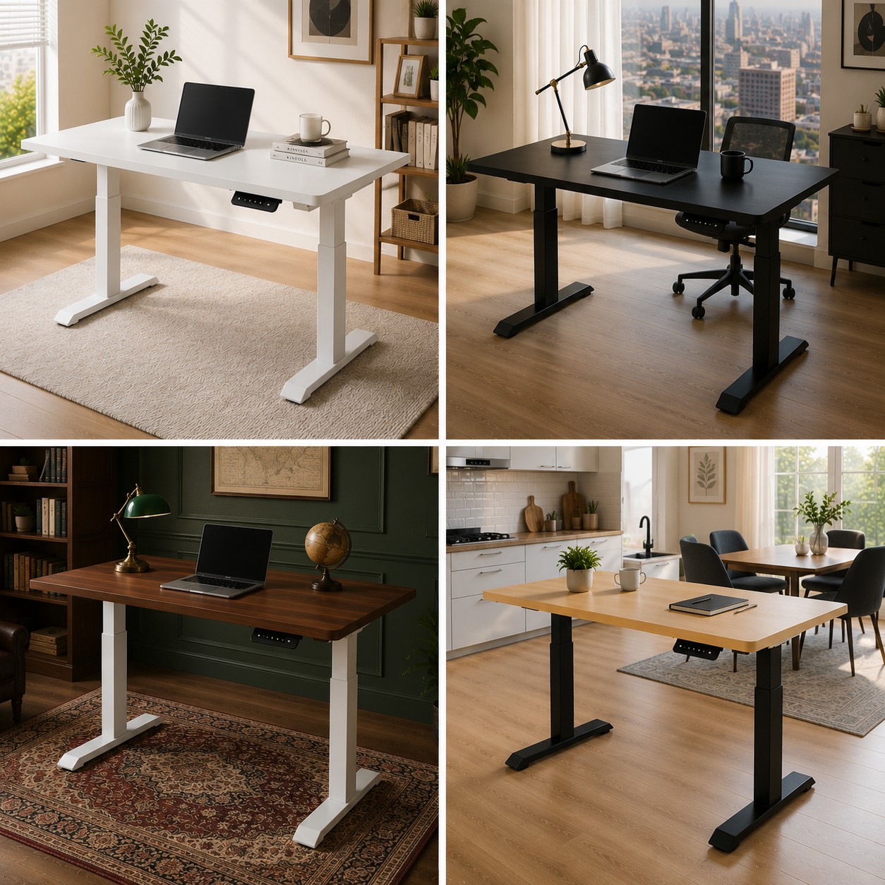 ZY-02 Dual Motor Sit Stand Office Desk Commercial Grade Height Adjustable Workstation for Bulk Procurement