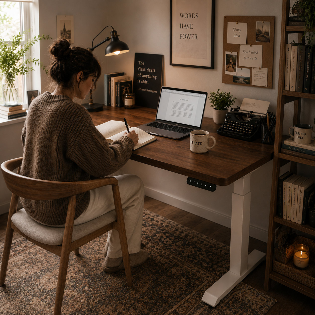 ZY-02 Two-Stage Dual Motor Office Desk with Smooth Height Adjustment for Ergonomic Workspace Projects