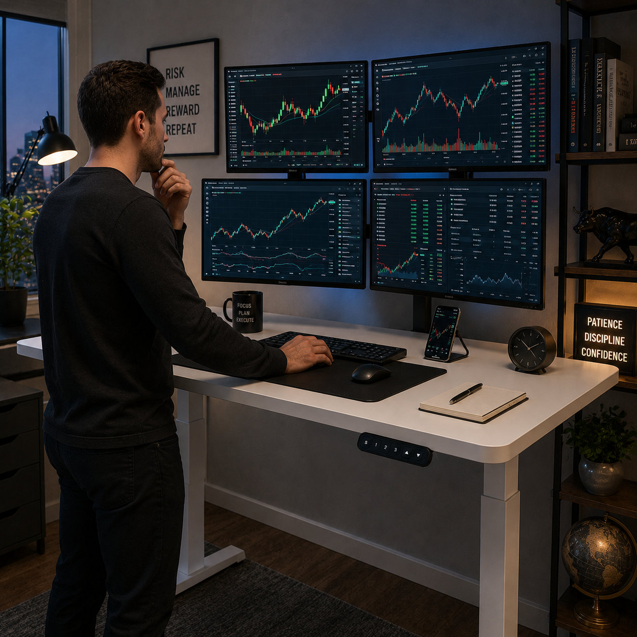 ZY-02 Two-Stage Dual Motor Computer Desk with Balanced Lifting Advantage for Commercial Work Areas