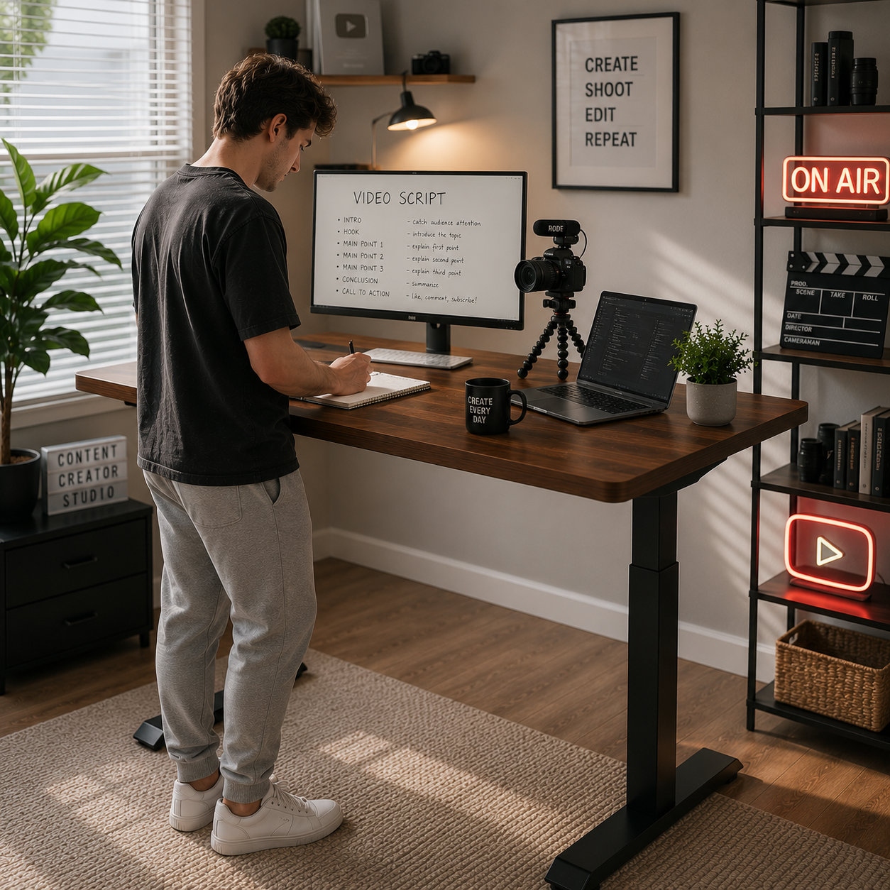 ZY-02 Dual Motor Two-Stage Sit Stand Desk with Memory Keypad Advantage for Modern Office Furniture Supply