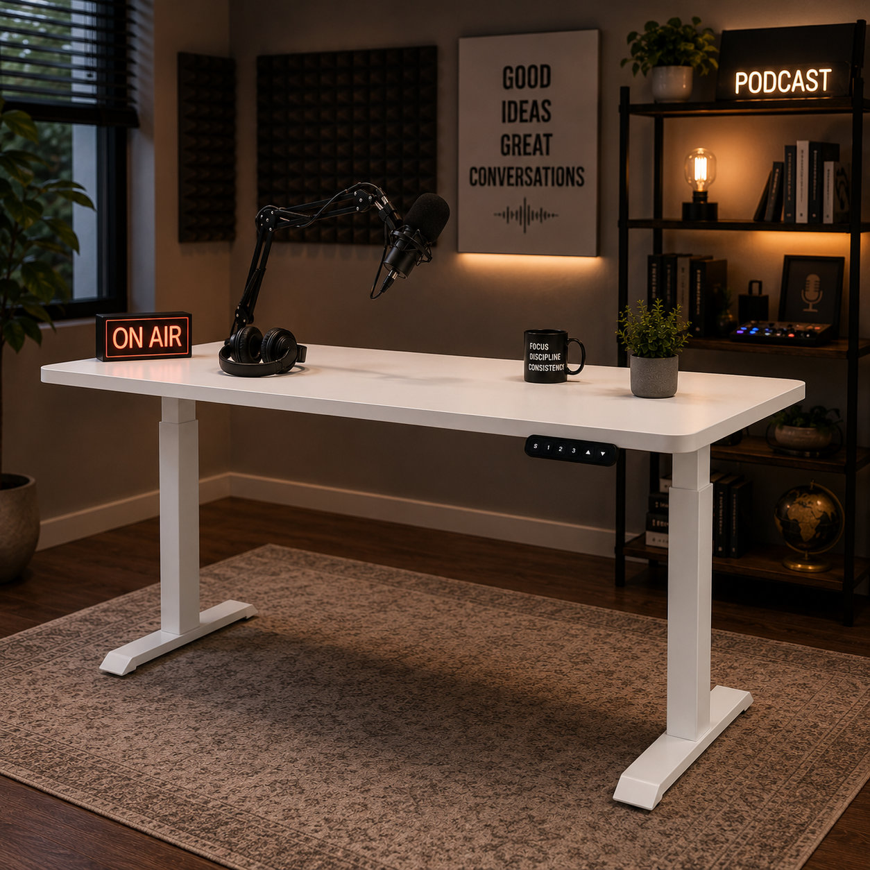 ZY-02 Dual Motor Electric Sit to Stand Desk with Stable T-Leg Design for Corporate Procurement