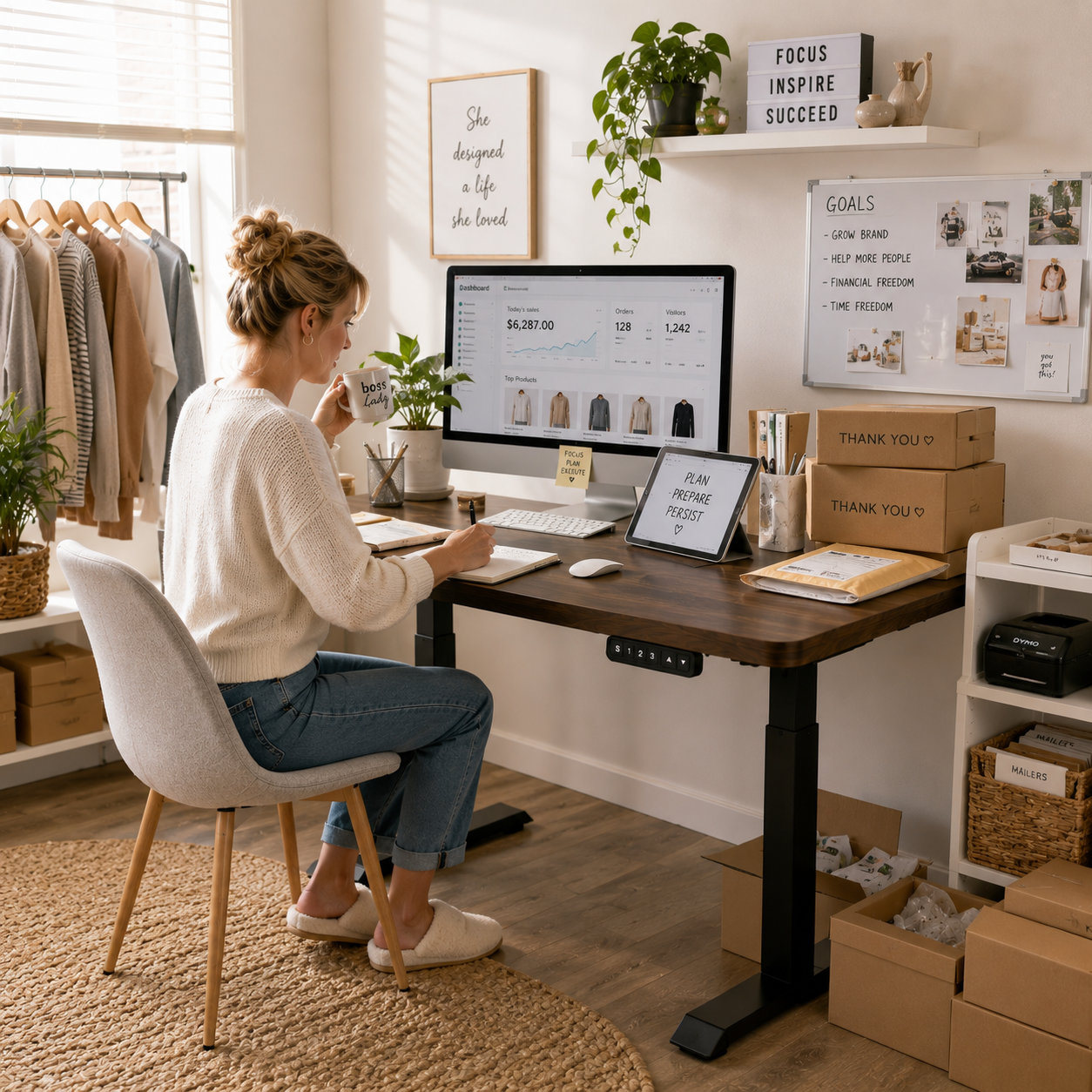 ZY-02 2-Stage Dual Motor Computer Standing Desk with Heavy Load Capacity for B2B Supply
