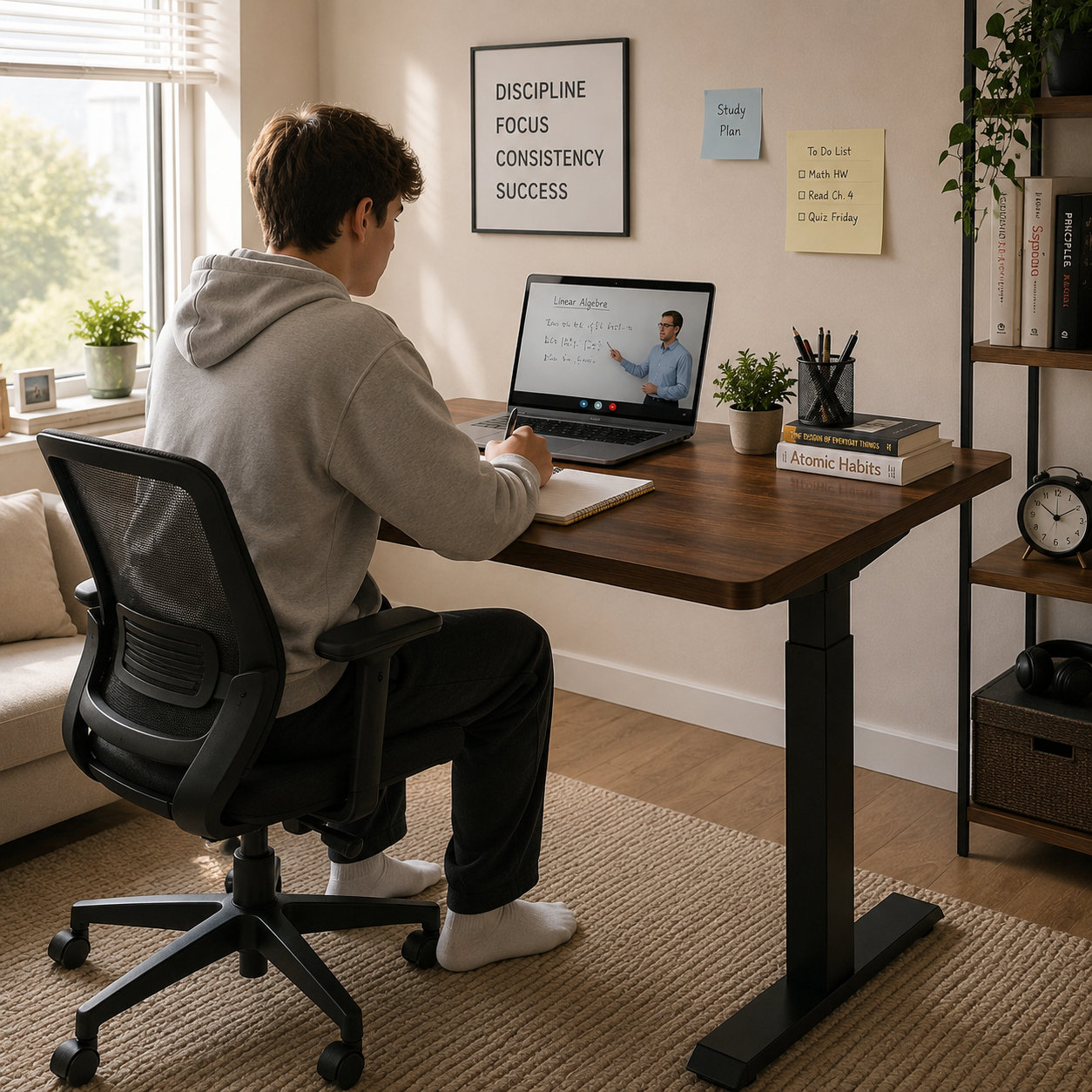 ZY-02 Two-Stage Dual Motor Ergonomic Desk with Preset Height Control for Wholesale Workstations