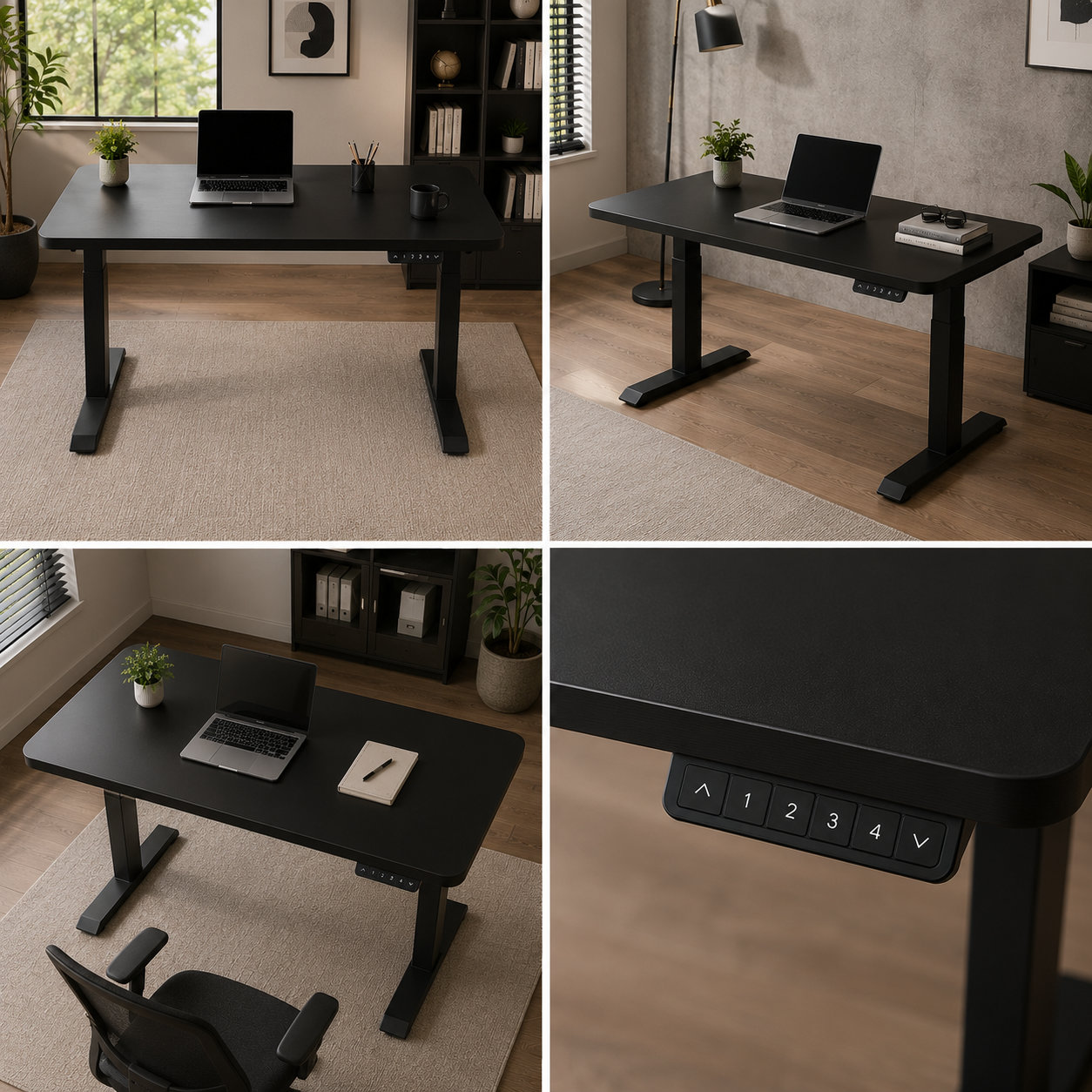 ZY-02 2-Stage Dual Motor Adjustable Office Desk with Memory Function for Corporate Workstations