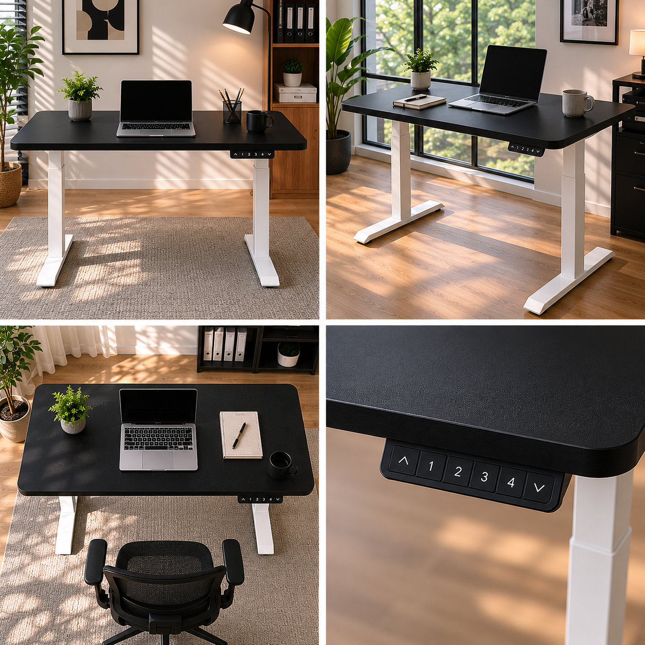 ZY-02 2-Stage Dual Motor Executive Standing Desk with Strong Stability for Commercial Workspaces