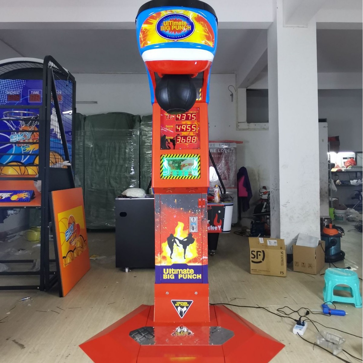 Large Commercial Dragon Punching Machine Coin-Operated Boxing and Hockey Event Strength Test and Stress Relief Crane Machine