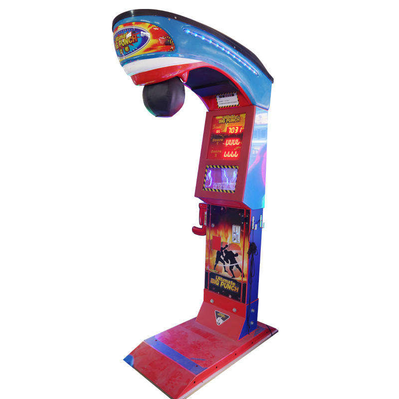 Coin Operated Boxing Machine Arcade Punch Strength Tester Game Machine for Amusement Park Gym Mall Entertainment Center
