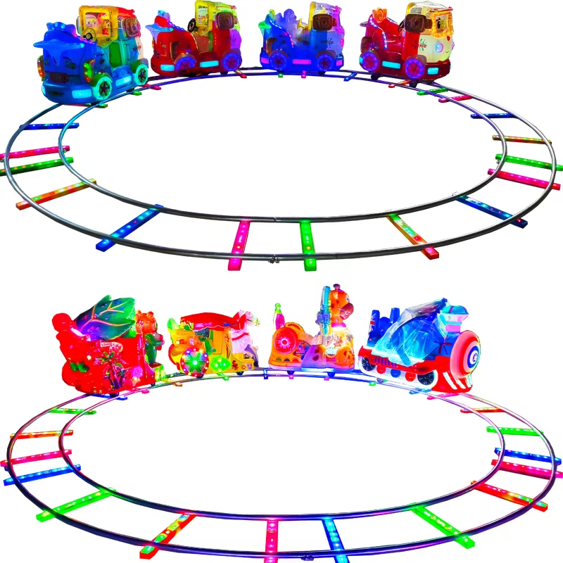 Popular English Mini Electric Carousel Coin-Operated Kids Game for Children's Entertainment