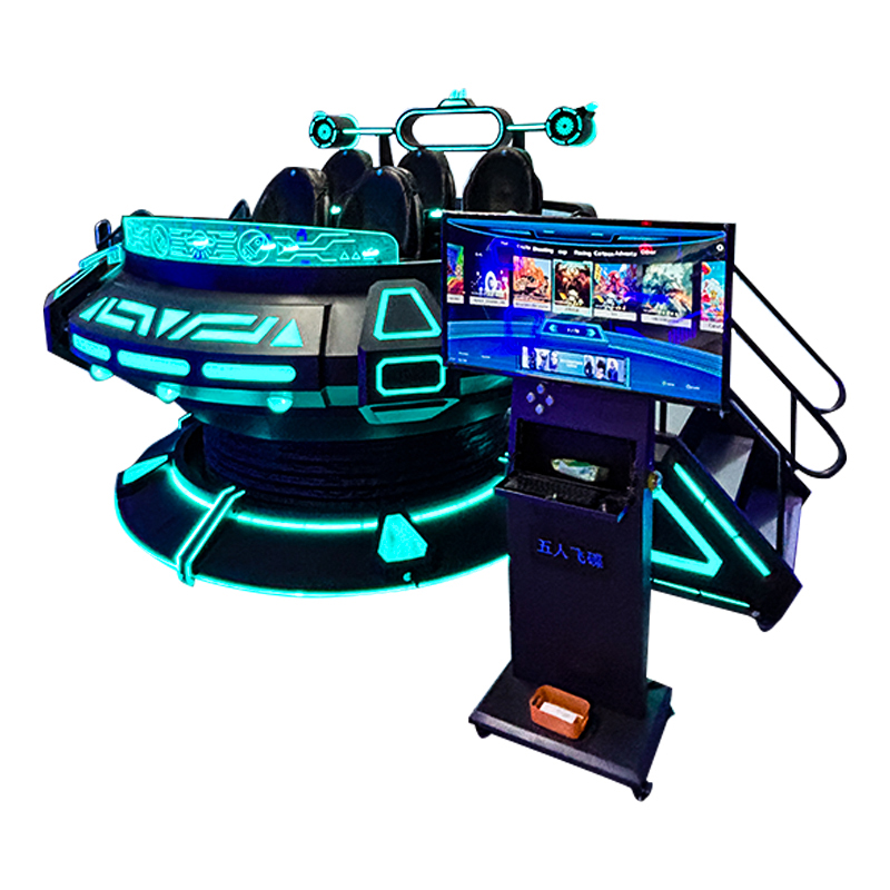 VR Simulator Motion Ride Machine Interactive Flight Theater Virtual Reality Amusement Equipment Multi Player Dynamic Game Chair