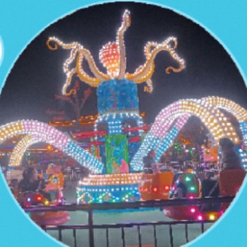 Luxury Giant Octopus Amusement Equipment Park Children's Plaza Rotating Stall Popular Entertainment Facility