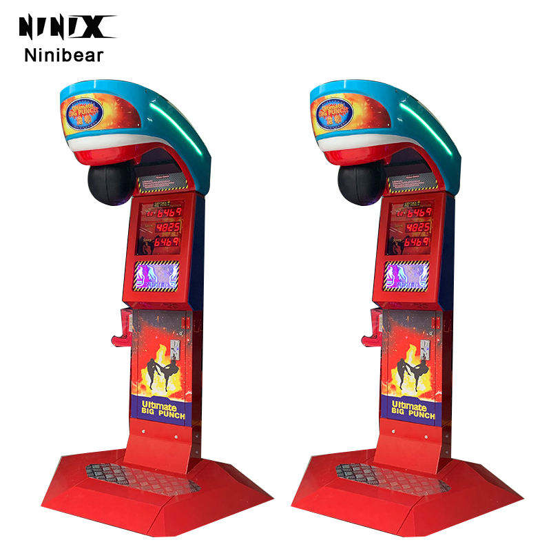 Kick Onepunch Martial Coin Hot Gloves Boxing Punch Machine with New Game Arcade Arts 2024 Boxing Punch Machine