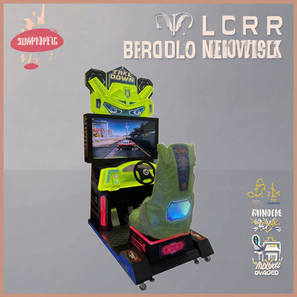High Quality 42-Inch Racing Simulator Arcade Game Console Coin-Operated Amusement for Older Children Adults MDF Board Material
