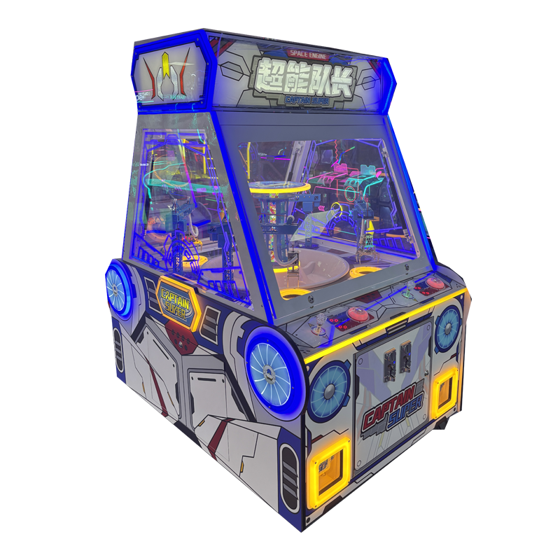 Colorful Plastic Toy Crane Simulator Vending Machine Coin-Operated Joystick Controlled for Shopping Mall Gift Giving