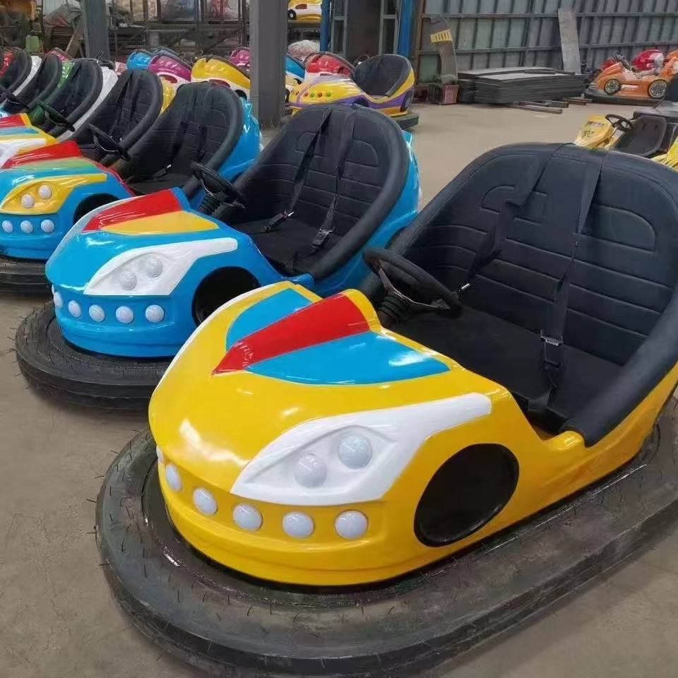 Fiberglass Bumper Cars Amusement Park Equipment Drifting Collision Ride 200kg Capacity Direct Supply Manufacturer
