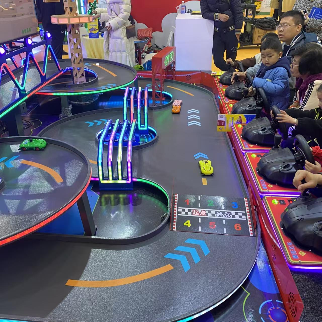Special Mini Kart Racing Game Machine for Children Indoor Playground 6/8/10 People Racing Commercial Use
