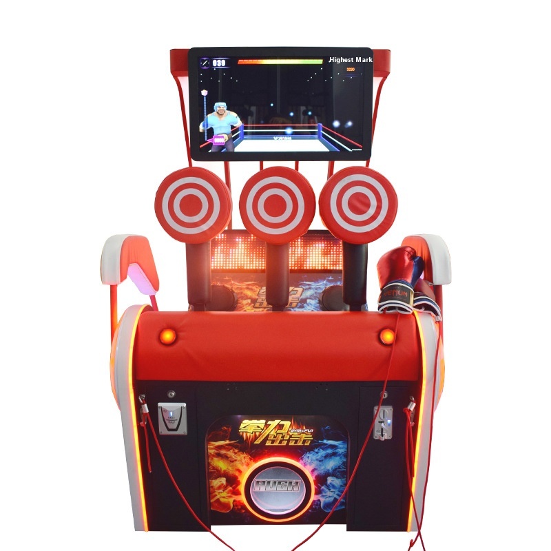 Large Coin-Operated Video Amusement Equipment Boxing Force Measurement Venting Battle for City Video Game Machines