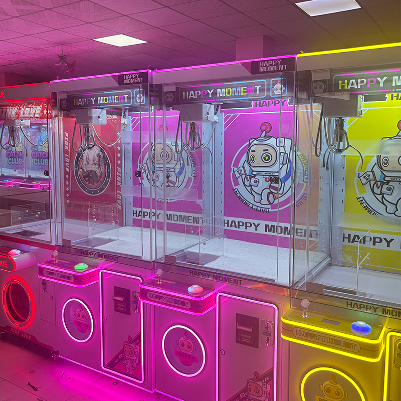 Arcade Claw Machine Prize Grabber Toy Vending Game Cabinet LED Light Catcher Coin Operated Amusement Equipment for Shopping Mall