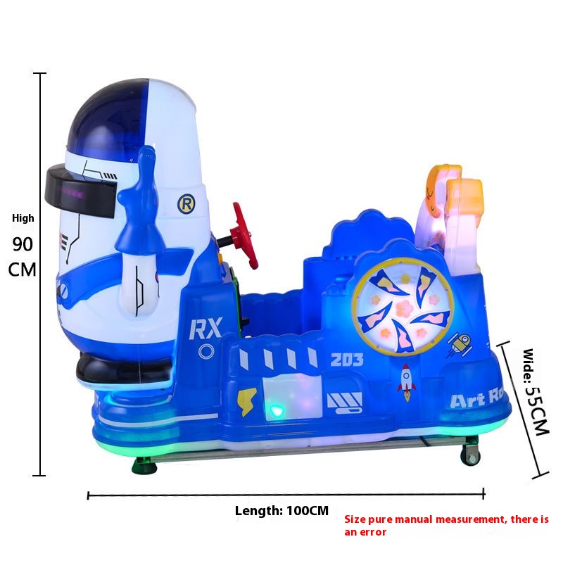 2025 New Kidsren's Household Electric Coin-Operated Commercial Swing Machine Internet Celebrity Toy Scan Code Access Supermarket
