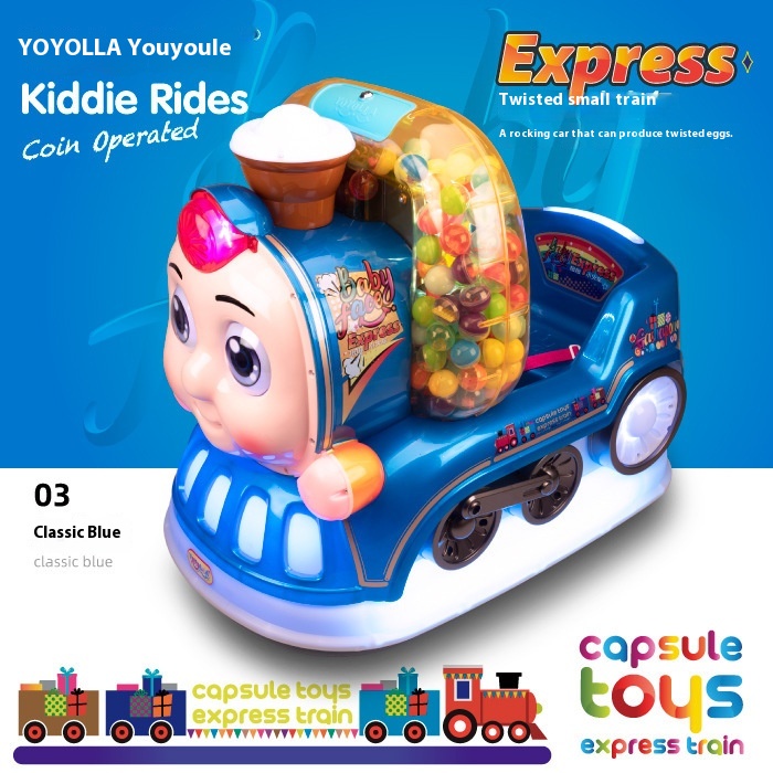 Children's New Train Rocking Car Game Machine Electric Coin Board Entertainment Center for Mall or Game City