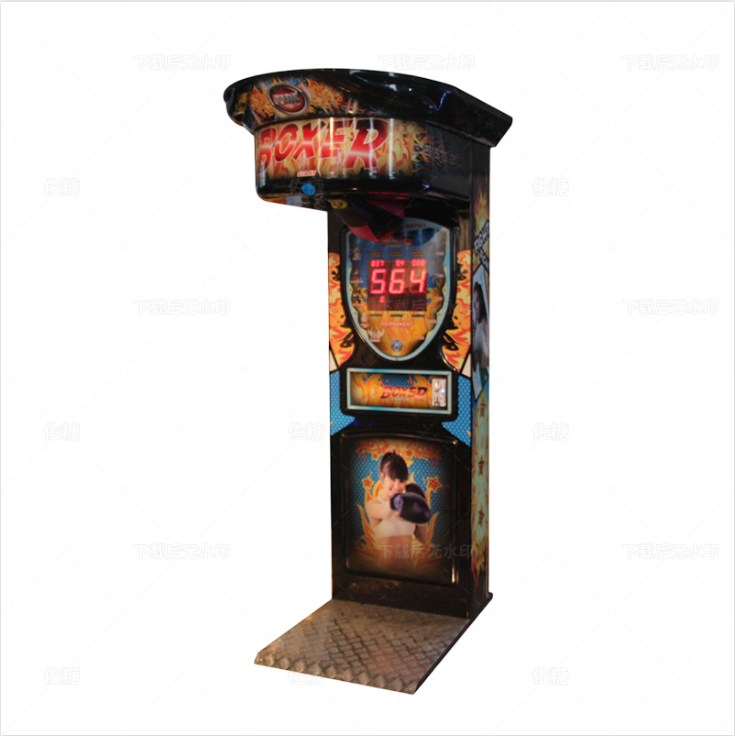 Kick Onepunch Martial Coin Hot Gloves Boxing Punch Machine with New Game Arcade Arts 2024 Boxing Punch Machine