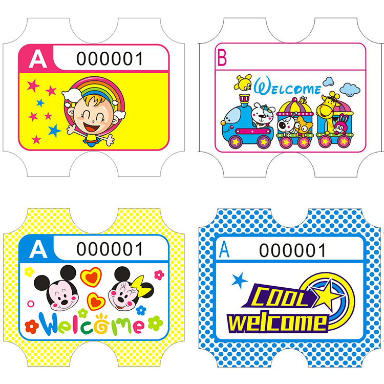 YOYO for Coin Pusher Amusement Park Lottery Tickets Customized Gift Redemption Tickets Anime Long Short Half Miscellaneous