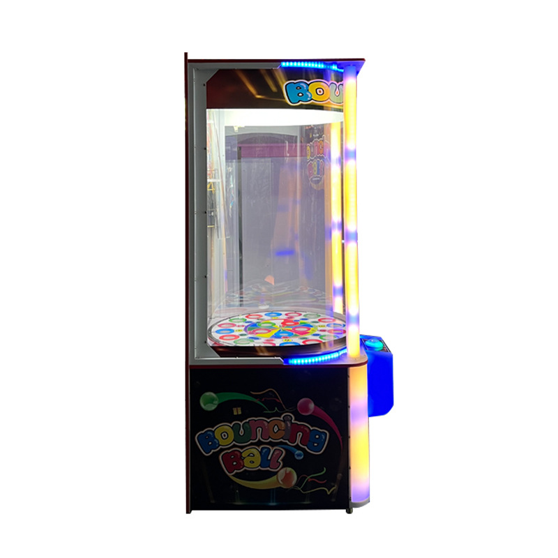 Children's Fluorescent Jumping Ball Game Machine Coin Operated Indoor Entertainment for Shopping Malls and Video Game Cities