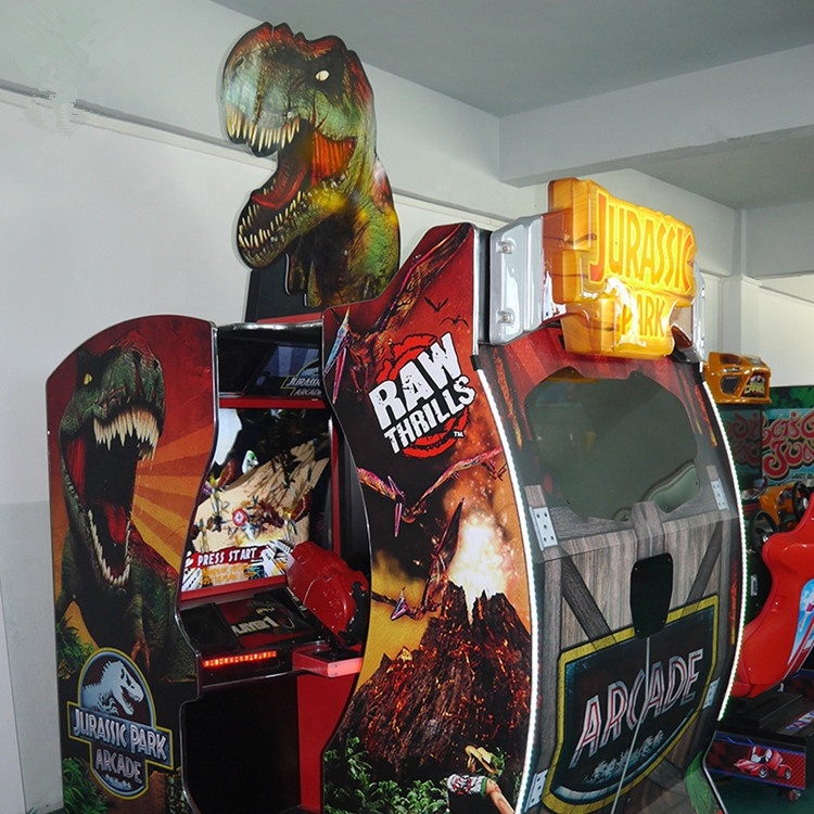 Best Quality 60-Inch Jurassic Park Coin-Operated Arcade Game Simulator Shooting Most Fun Ever Limited Time Sale Offer