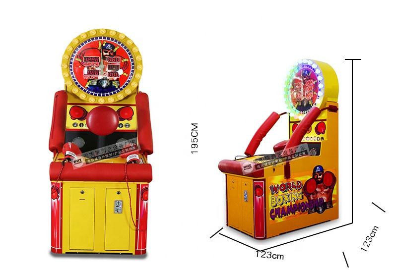 Coin Operated Boxing Machine Arcade Punch Strength Test Game World Boxing Championship Indoor Amusement Equipment